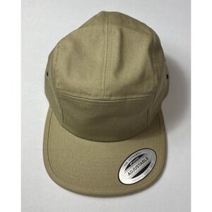 🔥 YP Classics Classic Jockey Flat Bill Cap Hat five-panel, low-profile 7005